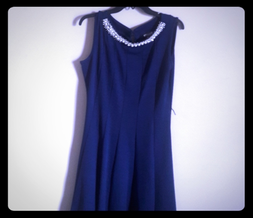 Navy blue dress
